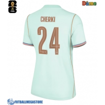 Fotballdrakt Dame Frankrike Rayan Cherki #24 Bortedrakt VM 2026 Kortermet